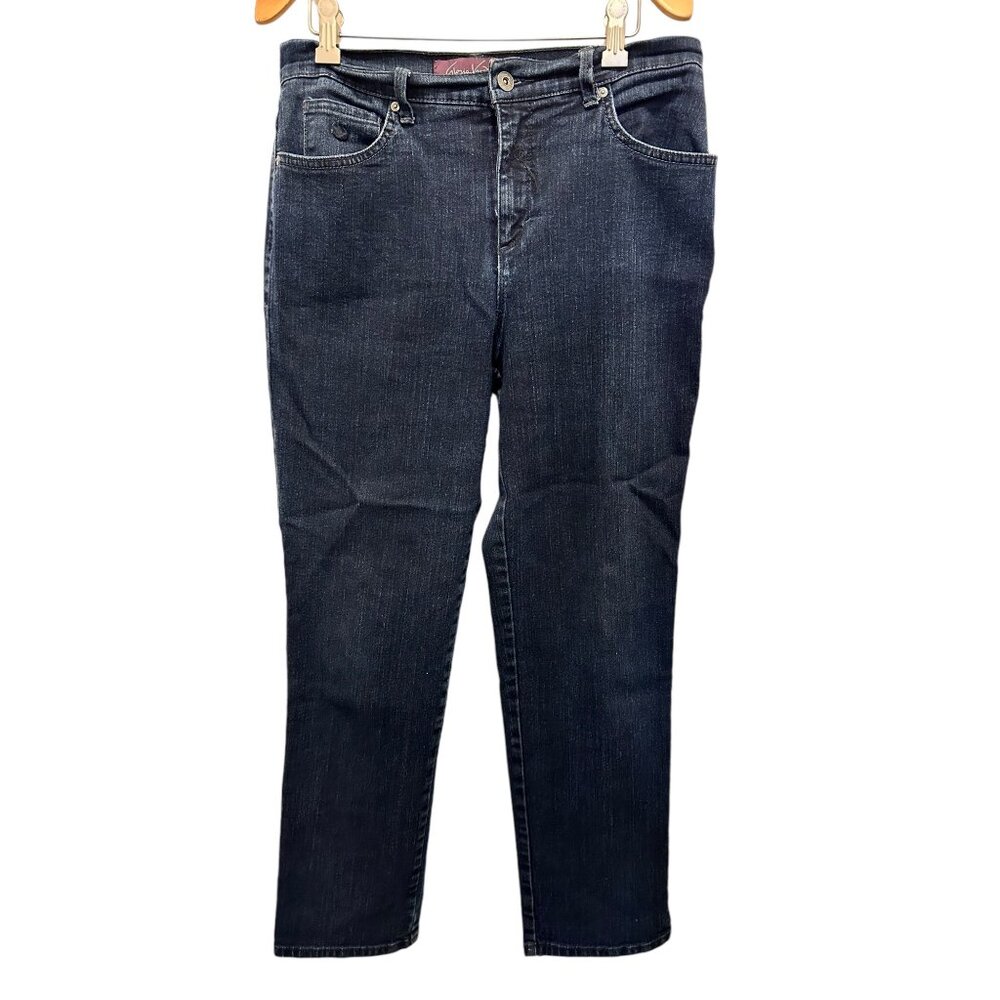 🌸3/$15🌸Gloria Vanderbilt Dark Blue Jeans Tapered Ankle sz 8